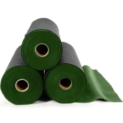 Trädgårdstextil 1,6 m x 50 m 90 g/m2 + 100 Plonos-nålar - svart och grön