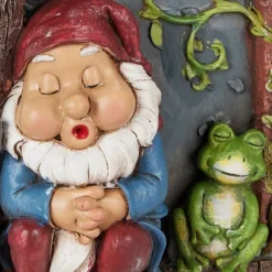 Trädgårdstomte Dekoration, 17x12x4.5 cm, Flerfärgad