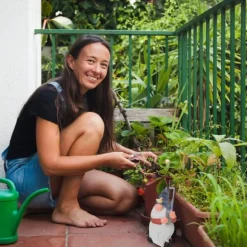 Trädgårdstomte Regnmätare, 18x8.5x8 cm, Flerfärgad