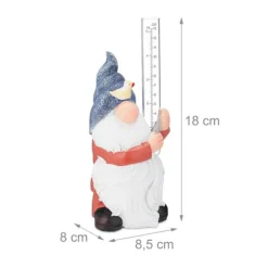 Trädgårdstomte Regnmätare, 18x8.5x8 cm, Flerfärgad