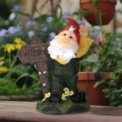 Trädgårdstomte, 27x22x12 cm, Flerfärgad