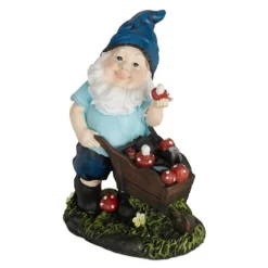 Trädgårdstomte, 14.5x10.5x7 cm, Flerfärgad