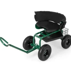 Trädgårdsvagn Scooter, 35,5x24x23,5-27cm, Röd, Svart