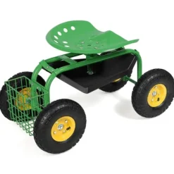 Trädgårdsvagn, 81x44.5x(45-54) cm, Grön