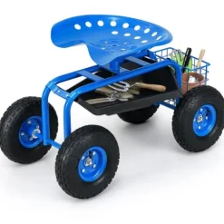 Trädgårdsvagn, 81x44,5x45-54 cm, Grön/Röd