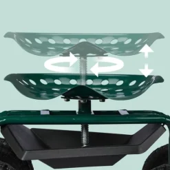 Trädgårdsvagn, 45-54x42x81 cm, Kodustaar