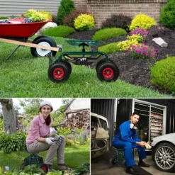 Trädgårdsvagn, 45-54x42x81 cm, Kodustaar