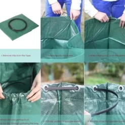 Trädgårdsväska - Extra-Robust - Set av 3 - 272L - Polypropen - Transporthandtag