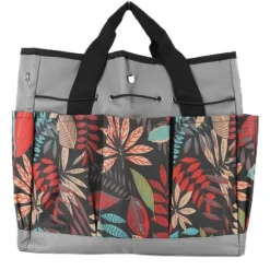 Trädgårdsväska 600D Oxford-tyg Flera fickor Lätt och hållbar förvaringsväska för trädgårdsredskap