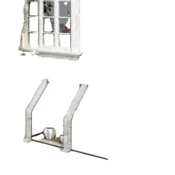 Trädgårdsväxthus, Vattentätt, Metallram