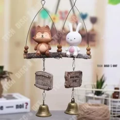 Trådlös vindklocka Vattentät trådbunden 2-delad hartshängande retrostil TECH RABATT