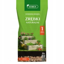 Träflis för dekorativ upphöjd trädgårdsbädd 50L