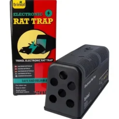Trinol råttfälla elektronisk Effektiv och human 4xC batterier ingår ej