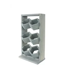 Trälådor för vertikal odling RD-8/2x3 - Grå