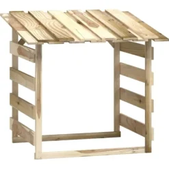 Träpergola med tak 6 delar - Dekorativ utomhuslösning | Storlek: 100x90x100 cm | Material: Impregnerad furu