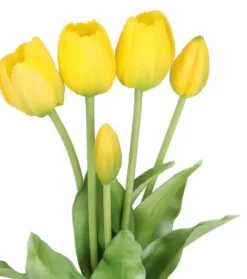 TULPANBUKETT MED TULPANER GUMMIBELAGDA GUMMISILIKONLIKT LIV