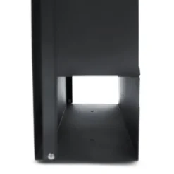 Tvåfärgad brevlåda, elegant, fyrkantig, öppningsbar flik, tidningshållare