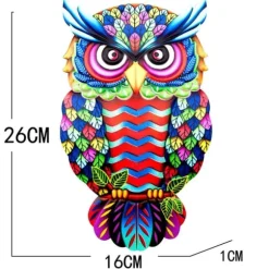 Uggla Väggdekor Trädgård prydnad 26x16x1cm - 2