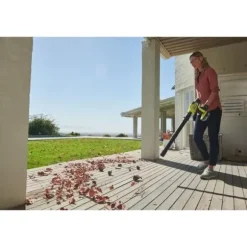 Ultrakompakt lövblås - RYOBI - 18 V - Borstlös - Maxhastighet 241,5 km/h - Max luftflöde: 6,51 m³/min - Säljs utan batteri