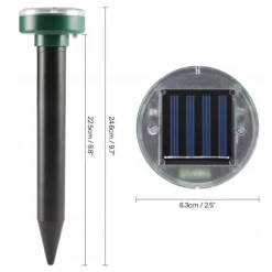 ULTRALJUDS SOLREPELLER FÖR MULLVOLLES RÅTTOR ORMER SKADDYRELSER
