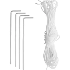 Uniprodo - Trädgårdspaviljong - 3 x 4 m - 160 g/m² - Gräddfärgad