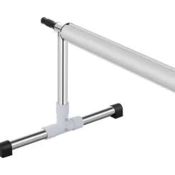 Uniprodo - Upprullning poolskydd - 4,2 till 5,2 m - kan rullas - rostfritt stål - inkl. 8 band