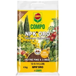 UNIVERSAL GÖDNING NPK+ COMPO GULD 4KG GRANULAT KOMPETT