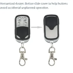 Universal kodklonare / fjärrkontroll garageport 433 MHz 2-pack