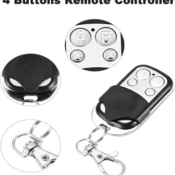 Universell fjärrkontroll - 3-pack - 433 MHz - 4 knappar - Signalduplicator