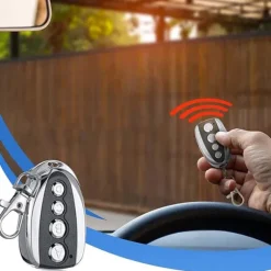 Universell Fjärrkontroll för Port och Grind 433,92 MHz 4-Kanals Fast Kod