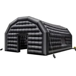 Uppblåsbar nattklubb 800x600x400 cm svart, partytält, oxfordtyg
