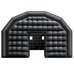 Uppblåsbar nattklubb 800x600x400 cm svart, partytält, oxfordtyg