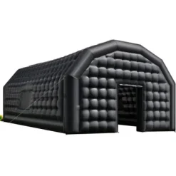 Uppblåsbar nattklubb 800x600x400 cm svart, partytält, oxfordtyg