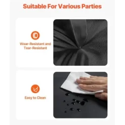 Uppblåsbar nattklubb 800x600x400 cm svart, partytält, oxfordtyg