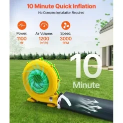 Uppblåsbar nattklubb 800x600x400 cm svart, partytält, oxfordtyg