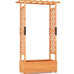 Upphöjd odlingsbädd, 201×44×114 cm, Orange