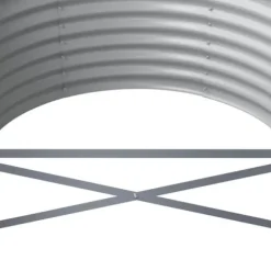 Upphöjd odlingslåda i pulverlackerat stål | Färg: Grön | Storlek: 296x80x36 cm