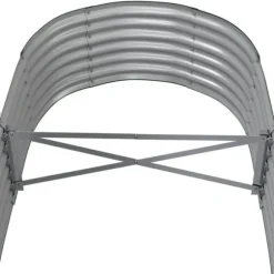 Upphöjd odlingslåda i pulverlackerat stål | Färg: Grön | Storlek: 152x80x36 cm