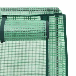 Upphöjd odlingslåda med växthusöverdrag - Rottinglook | Storlek: 160x40x138 cm