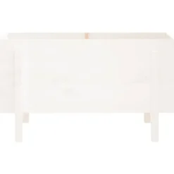 Upphöjd odlingslåda på ben i massiv furu | Storlek: 101x50x57 cm | Färg: Vit