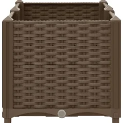 Upphöjd odlingslåda 80x40x38 cm polypropen