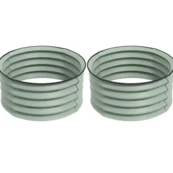 Upphöjd planteringslåda, 60x30 cm, grön