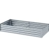 Upphöjd planteringslåda, 180x90x30 cm, Silver