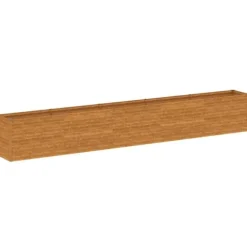 Upphöjd trädgårdsbädd 482x50x69 cm cortenstål