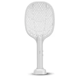 Uppladdningsbar elektrisk flugsmällare med insektsljus - Säkerhetsnät för hem