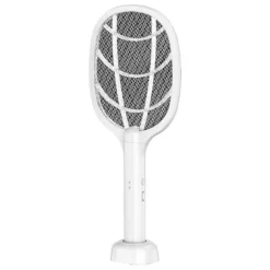 Uppladdningsbar elektrisk flugsmällare med insektsljus - Säkerhetsnät för hem
