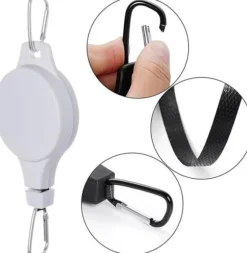 Utdragbara växthängare - Kraftiga växtkrokar med metallkrok - 3 st