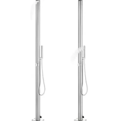 Utedusch 220 cm rostfritt stål - Trädgårdsdusch - Trädgårdsduschar - Home & Living