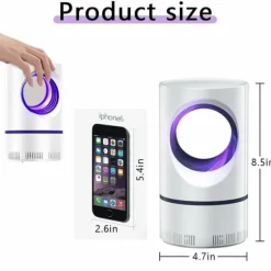 UV-attraktionsljus Mosquito Killer USB Elektrisk Bug Zapper