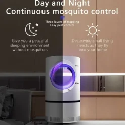 UV-attraktionsljus Mosquito Killer USB Elektrisk Bug Zapper